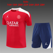 25/26 PSG Kids Training Jersey+Shorts Suit