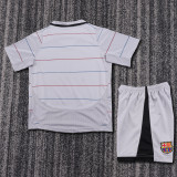 2003-2004 Barcelona Away Kids Retro Soccer Jersey+Shorts