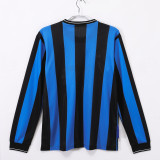 2009-2010 Inter Milan Home Adult Retro LS Soccer Jersey