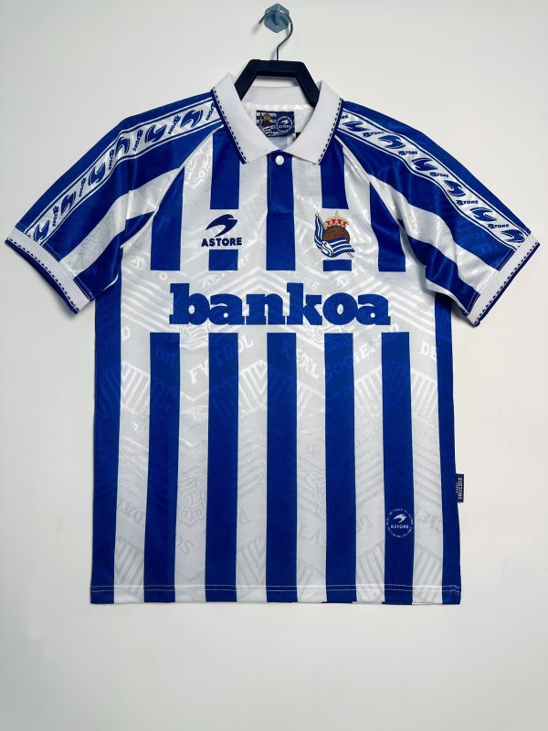 1994-1995 Real Sociedad Home Adult Retro Soccer Jersey