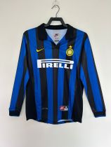 1998-1999 Inter Milan Home Adult Retro LS Soccer Jersey
