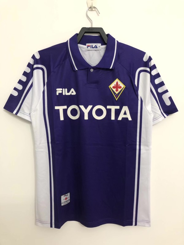 1999-2000 ACF Fiorentina Home Adult Retro Soccer Jersey