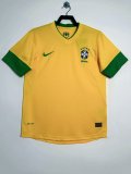 2012-2013 Brazil Home Adult Retro Soccer Jersey