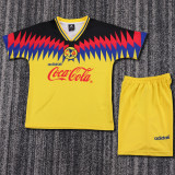 1995 Club America Home Kids Retro Soccer Jersey+Shorts