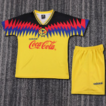 1995 Club America Home Kids Retro Soccer Jersey+Shorts