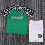 1994-1995 Nigeria Home Kids Retro Soccer Jersey+Shorts