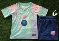 25/26 Barcelona Kids Training Jersey+Shorts Suit