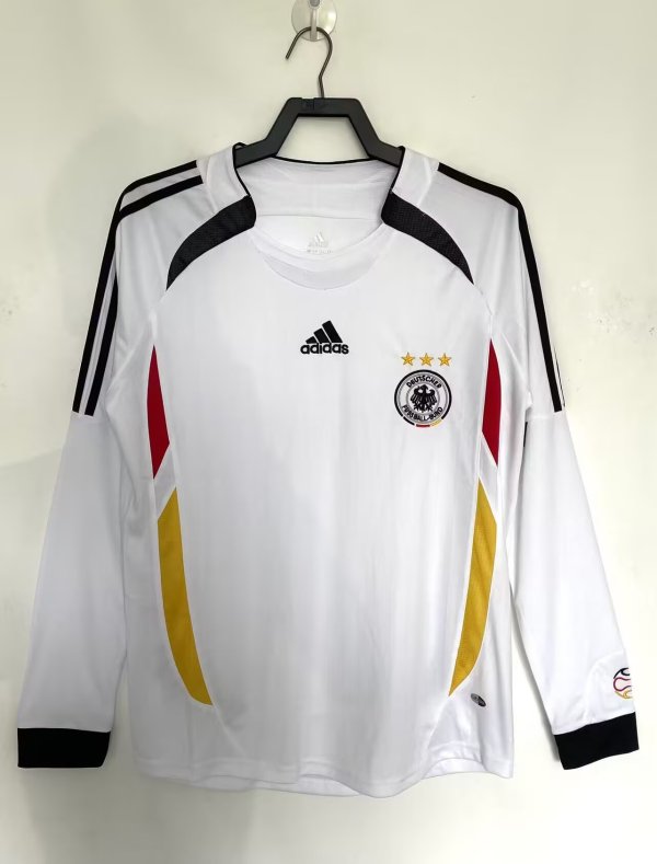 2006 Germany Home Adult Retro LS Soccer Jersey