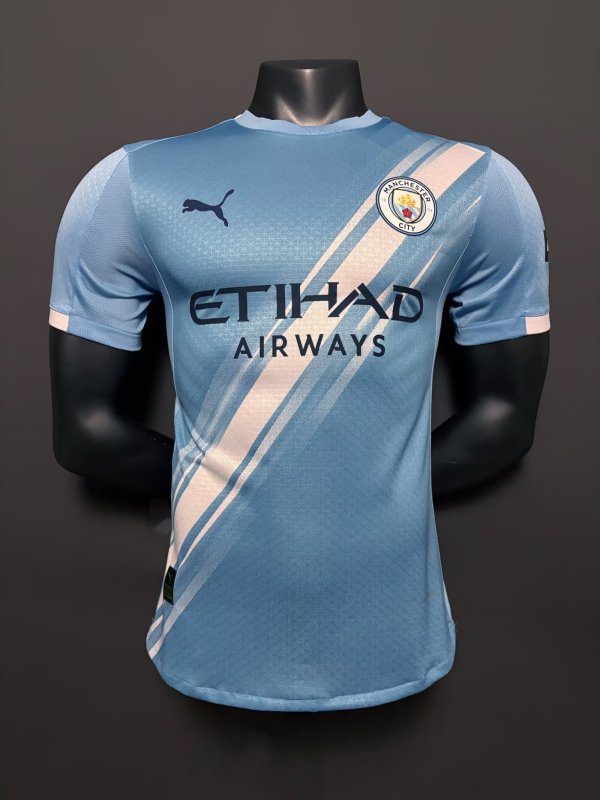 Player Version 25/26 Man City Home Adult Soccer Jersey