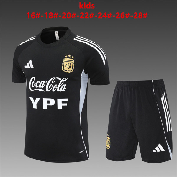 25/26 Argentina Kids Training Jersey+Shorts Suit