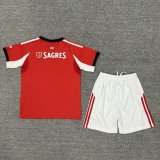 25/26 Benfica Home Kids Soccer Jersey+Shorts