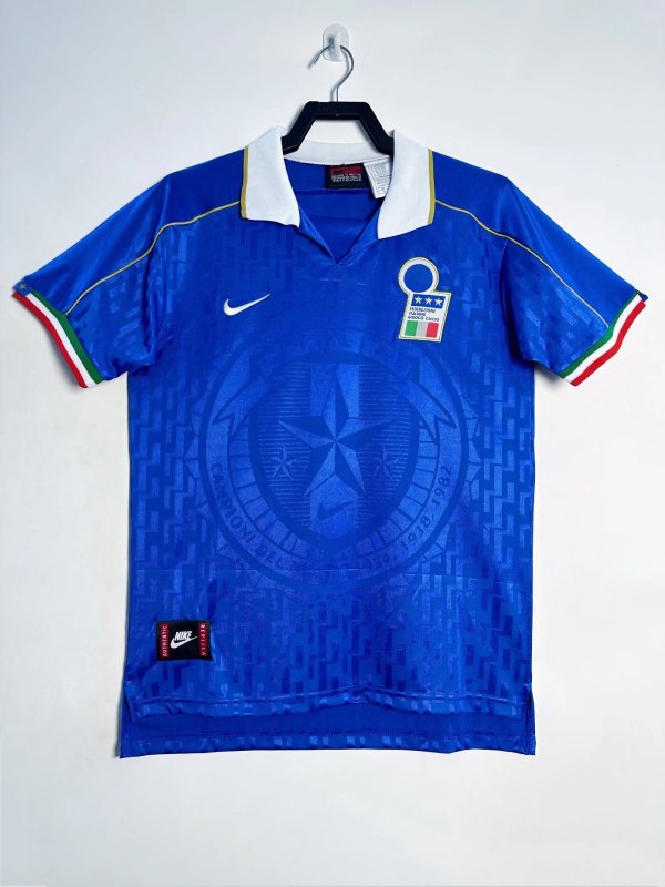 1995 Italy Home Adult Retro Soccer Jersey