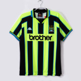 1998-1999 Man City Away Adult Retro Soccer Jersey