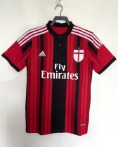 2014-2015 AC Milan Home Adult Retro Soccer Jersey