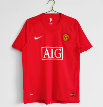 2007-2008 Man United Home Adult Retro Soccer Jersey