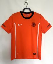 2010 Netherlands Home Adult Retro Soccer Jersey