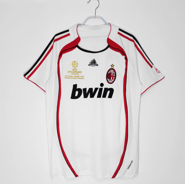 2006-2007 AC Milan Away Adult Retro Soccer Jersey