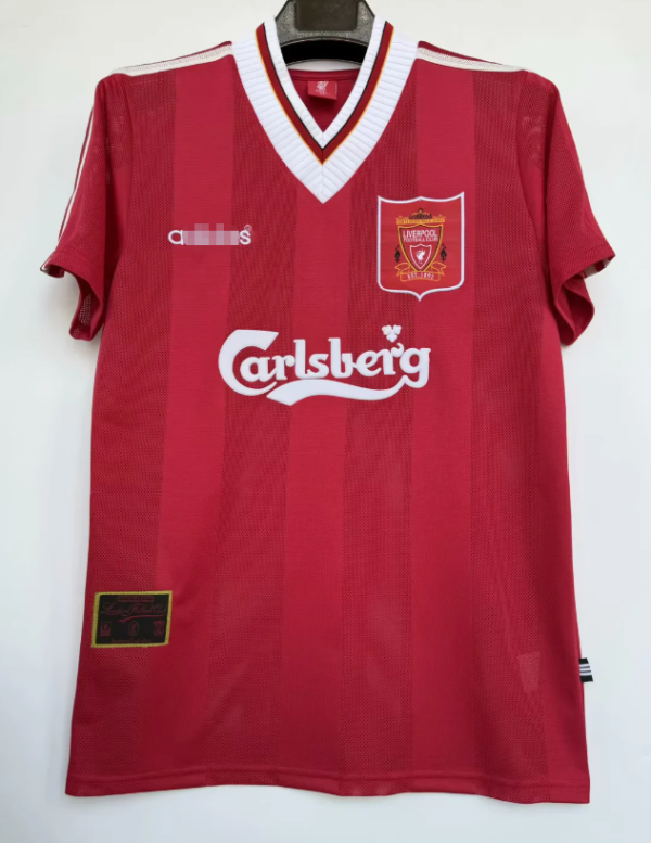 1995-1996 Liverpool Home Adult Retro Soccer Jersey