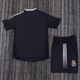 2004-2005 Real Madrid Away Kids Retro Soccer Jersey+Shorts
