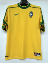 1998 Brazil Home Adult Retro Soccer Jersey