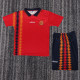 1994 Spain Home Kids Retro Soccer Jersey+Shorts