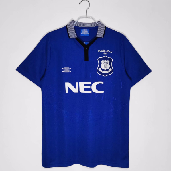 1995 Everton Home Adult Retro Soccer Jersey