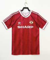 1990-1992 Man United Home Adult Retro Soccer Jersey