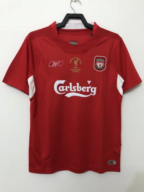 2004-2005 Liverpool Home Adult Retro Soccer Jersey