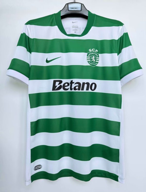 25/26 Sporting CP Home Adult  Soccer Jersey
