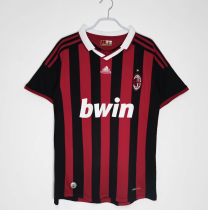 2009-2010 AC Milan Home Adult Retro Soccer Jersey