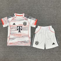 25/26 Bayern Munich Away Kids Soccer Jersey+Shorts
