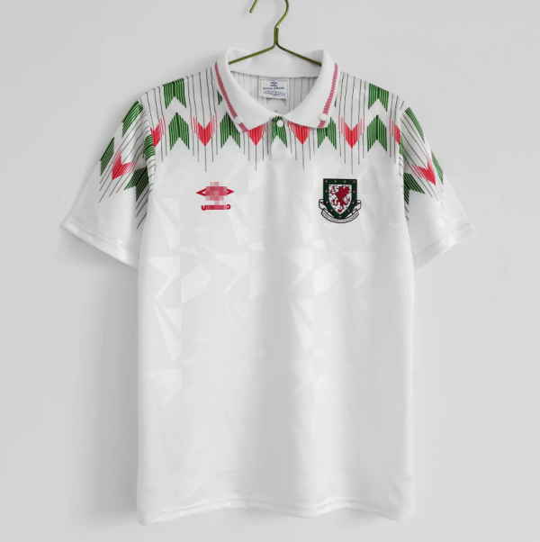 1990-1992 Wales Away Adult Retro Soccer Jersey