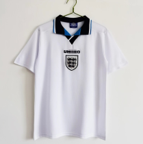 1996 England Home Adult Retro Soccer Jersey