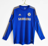 2012-2013 Chelsea Home Adult Retro LS Soccer Jersey