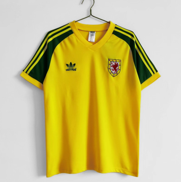 1982 Wales Away Adult Retro Soccer Jersey