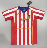 2004-2005 Atletico Madrid Home Adult Retro Soccer Jersey