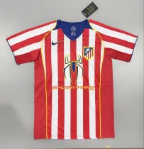 2004-2005 Atletico Madrid Home Adult Retro Soccer Jersey