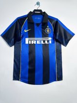 2001-2002 Inter Milan Home Adult Retro Soccer Jersey