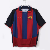 2003-2004 Barcelona Home Adult Retro Soccer Jersey