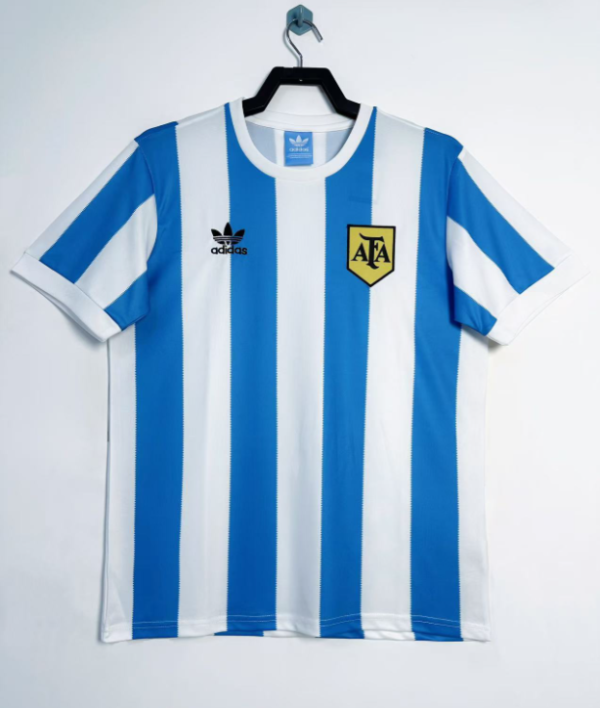 1978 Argentina Home Adult Retro Soccer Jersey