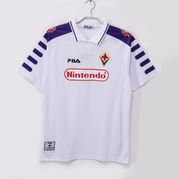 1998-1999 ACF Fiorentina Away Adult Retro Soccer Jersey