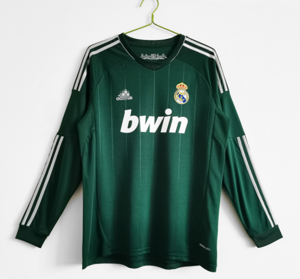 2012-2013 Real Madrid Third Adult Retro LS Soccer Jersey