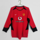 2002-2004 Man United Home Adult Retro LS Soccer Jersey