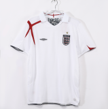 2006 England Home Adult Retro Soccer Jersey