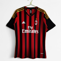 2013-2014 AC Milan Home Adult Retro Soccer Jersey