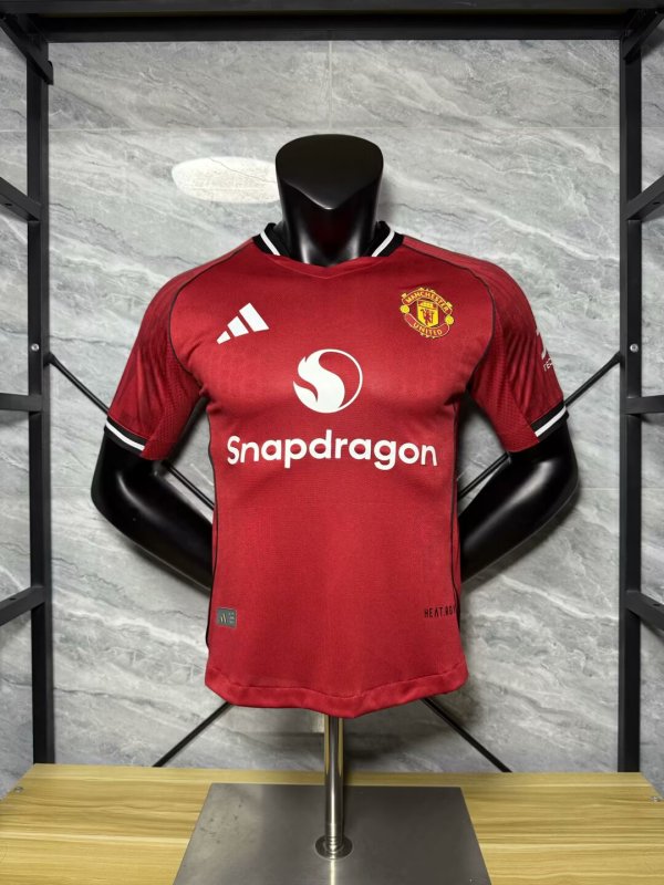 Player Version 25/26 Man United Home Adult Soccer Jersey