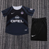 2001-2002 PSG Third Kids Retro Soccer Jersey+Shorts