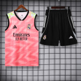 25/26 Real Madrid Adult Sleeveless Jersey+Shorts Suit