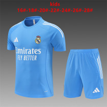 25/26 Real Madrid Kids Training Jersey+Shorts Suit