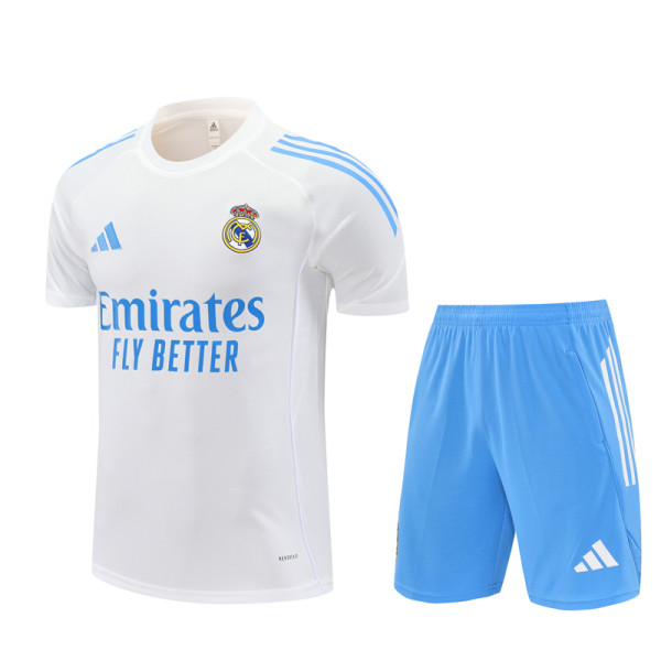 25/26 Real Madrid Adult Training Jersey+Shorts Suit